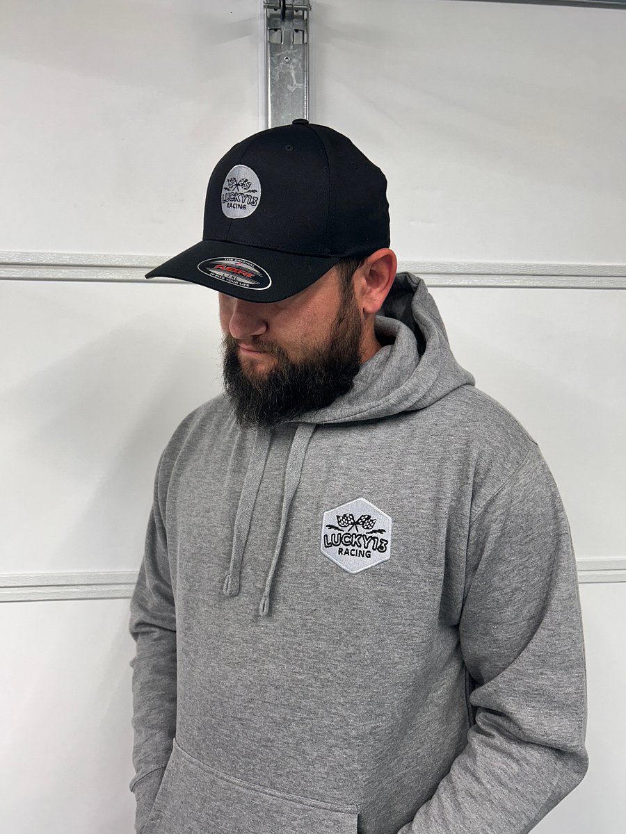 Lucky 13 Racing Logo Stitched Premium Hoodie product image (7)