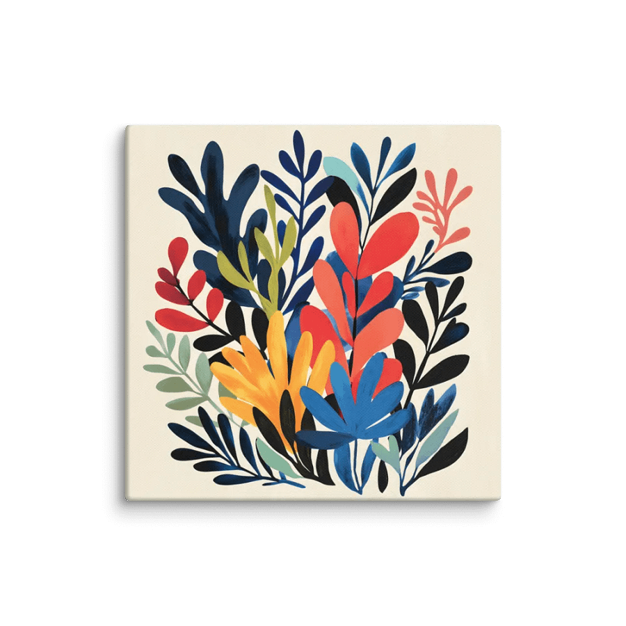 Vibrant Botanical Abstraction Canvas Art product image (12)