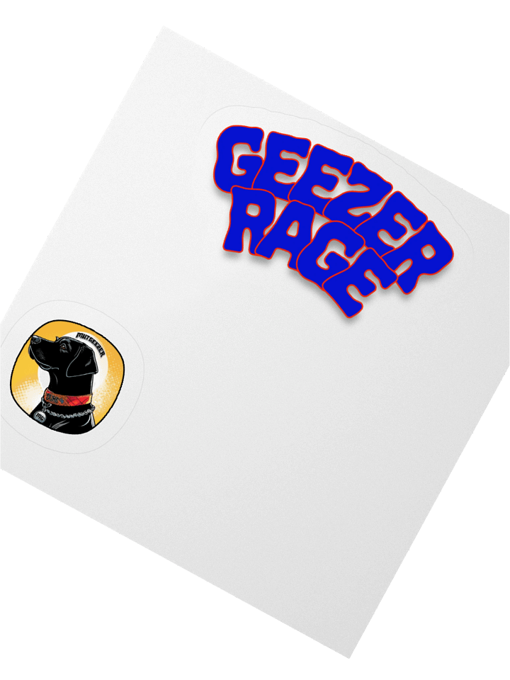 Geezer Rage cut stickers product image (6)
