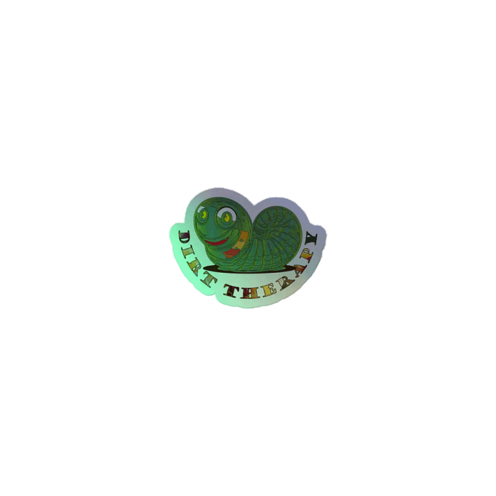 Thea's Whimsical Bookworm Holographic Sticker Sheet product image (1)