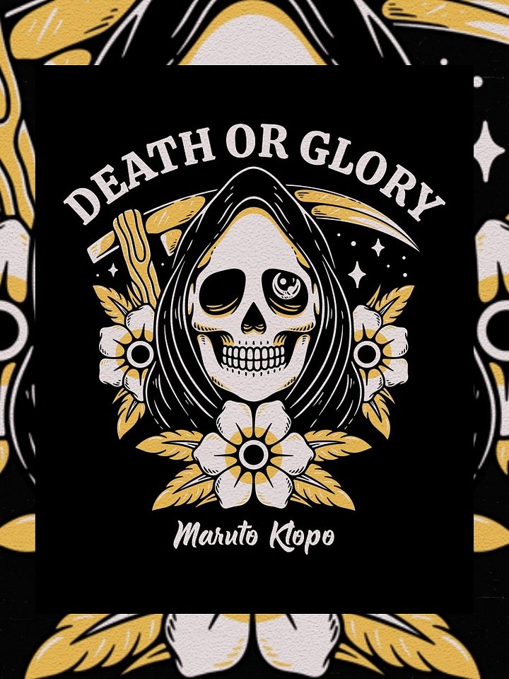 death or glory - grim reaper skull product image (1)