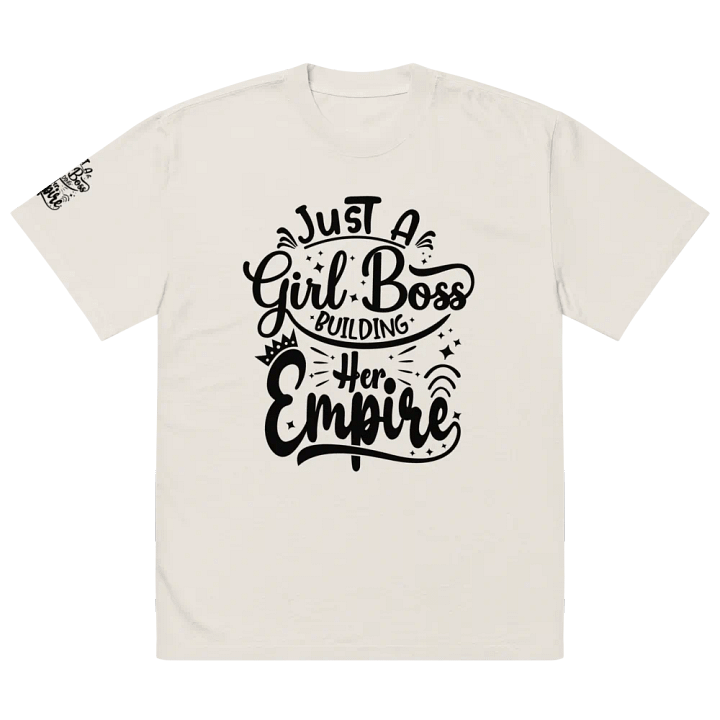 Eclipse Black Oversized Tee product image (14)