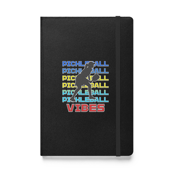 Pickleball Vibes Line Female Hardcover Notebook product image (1)