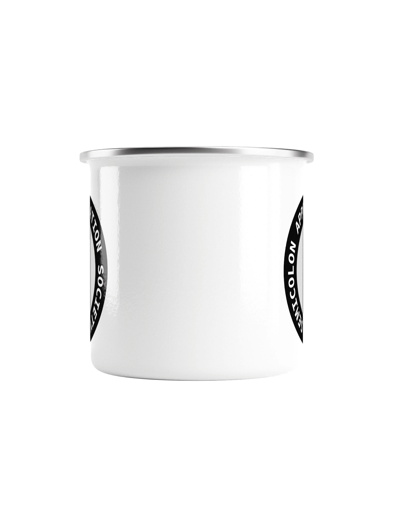 Semicolon Appreciation Society (Enamel Camp Mug) product image (2)