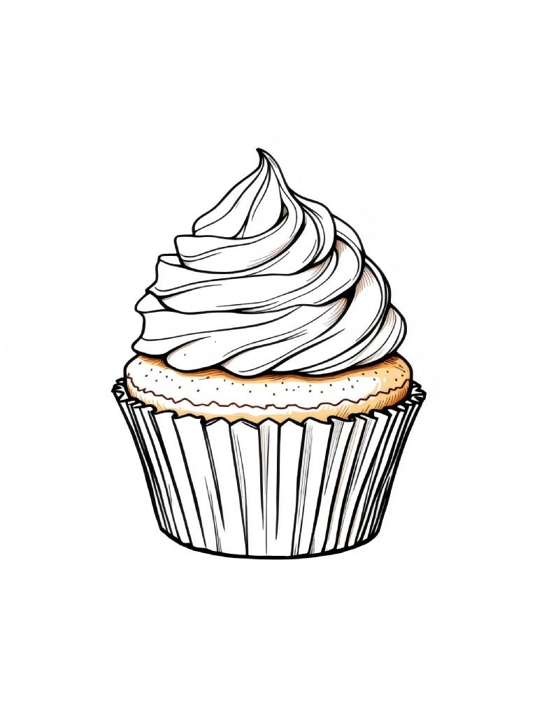 20 Elegant Cupcake Clipart Designs, Whimsical Cupcake Clipart, Vibrant Cupcake Graphics, Ornate Cupcake Illustrations product image (7)