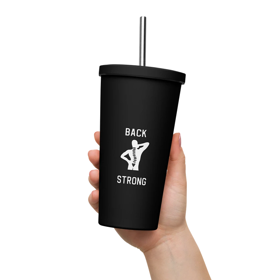 Back Strong 20 oz. Insolated Cup: Black product image (27)