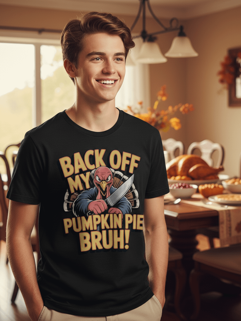 Back Off from my Pumpkin Pie Bruh T-Shirt product image (25)