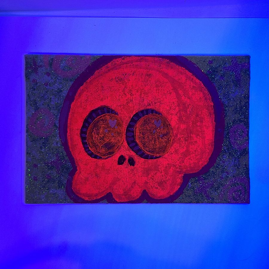 Neon Mind 4x6 painting on canvas product image (2)