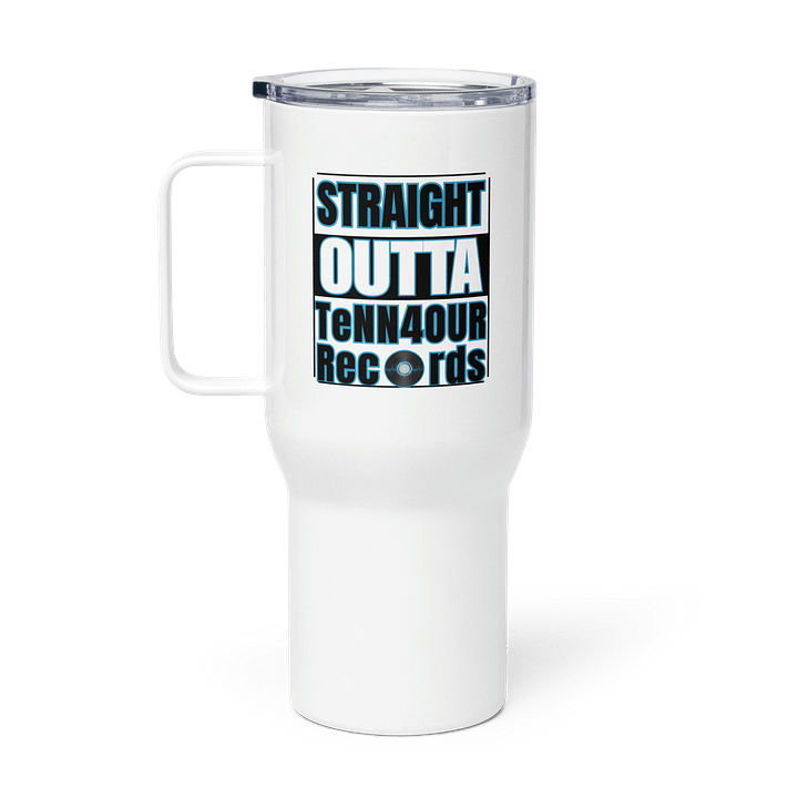 STRAIGHT OUTTA TeNN4OUR Records Travel Mug product image (1)