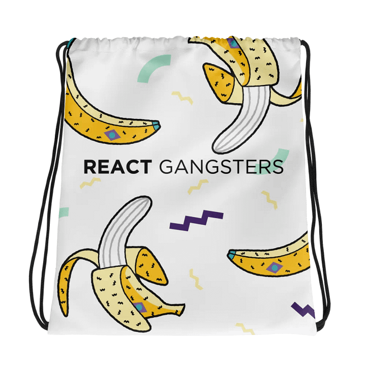 React Gangsters All-Over Print Drawstring Bag product image (1)