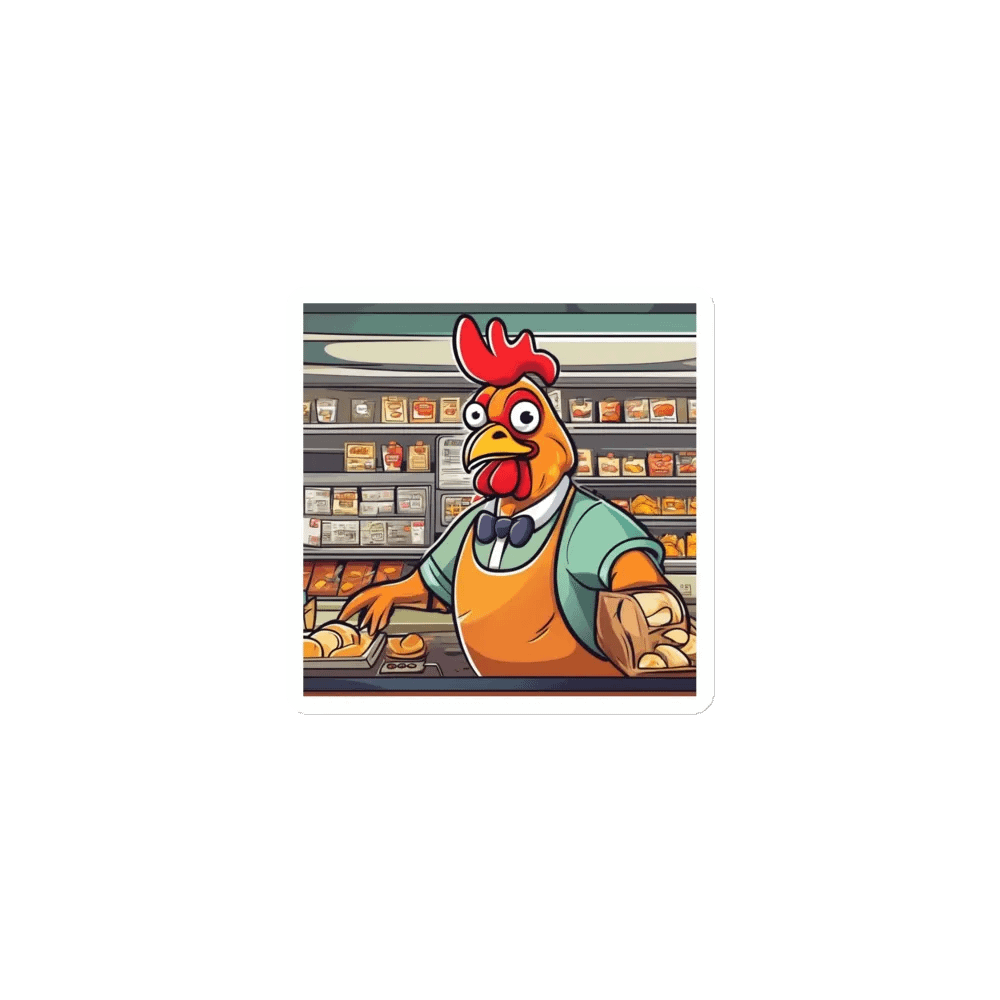 Dapper Chicken Deli Magnets product image (1)