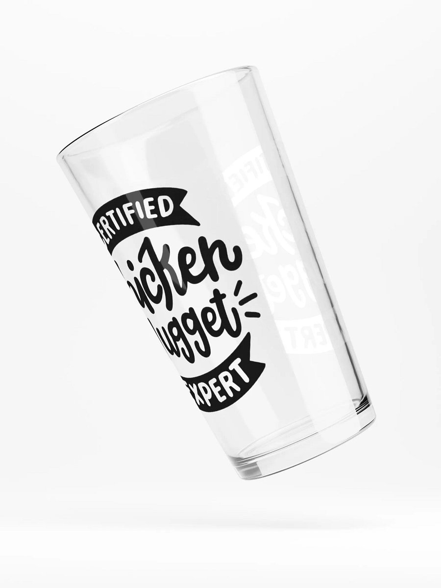 Chicken Nugget Expert-Shaker Pint Glass product image (2)