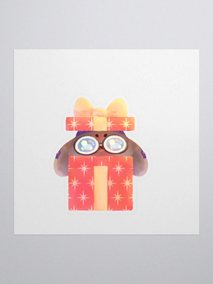 Flam Festive Present Sticker product image (1)