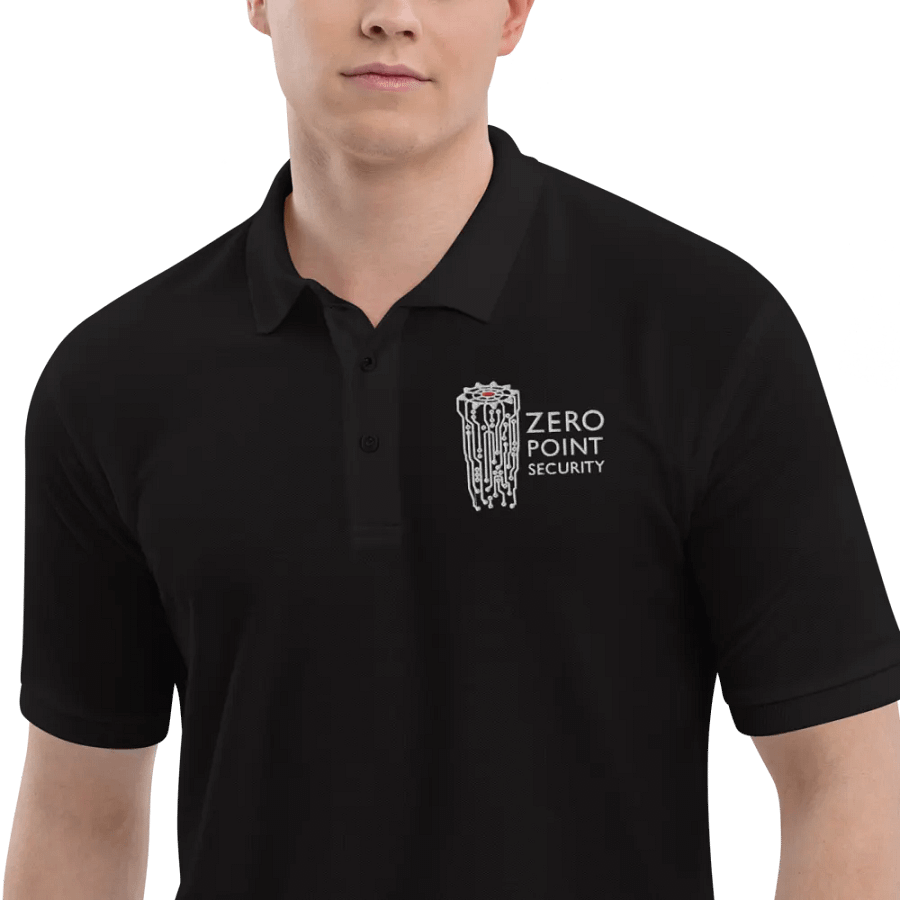 Zero-Point Polo Shirt (Black) product image (7)