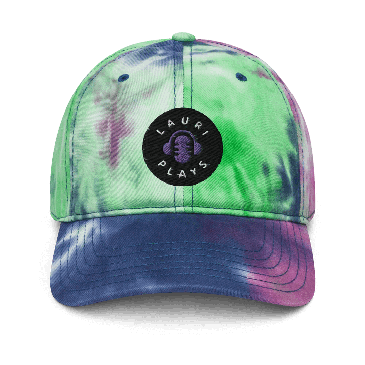 LauriPlays Sportsman Tie-Dye Dad Hat product image (2)