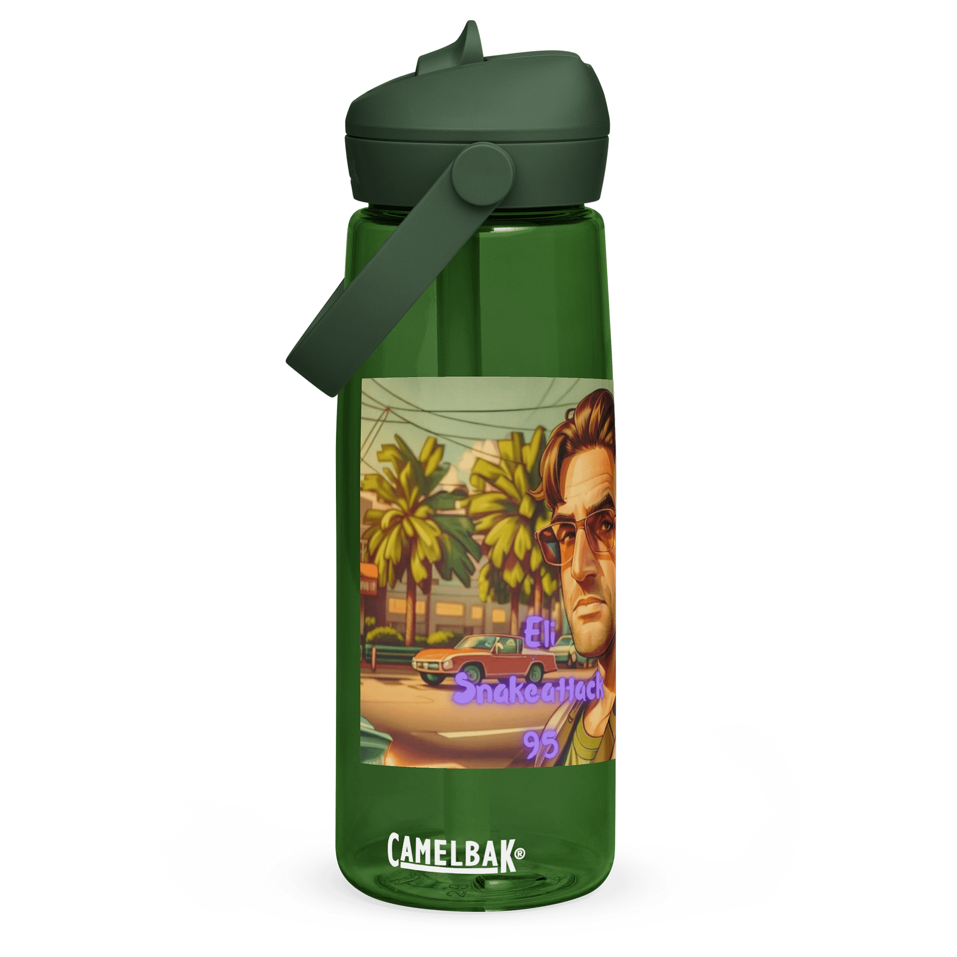 Urban Vigilante Flip Straw Water Bottle product image (1)