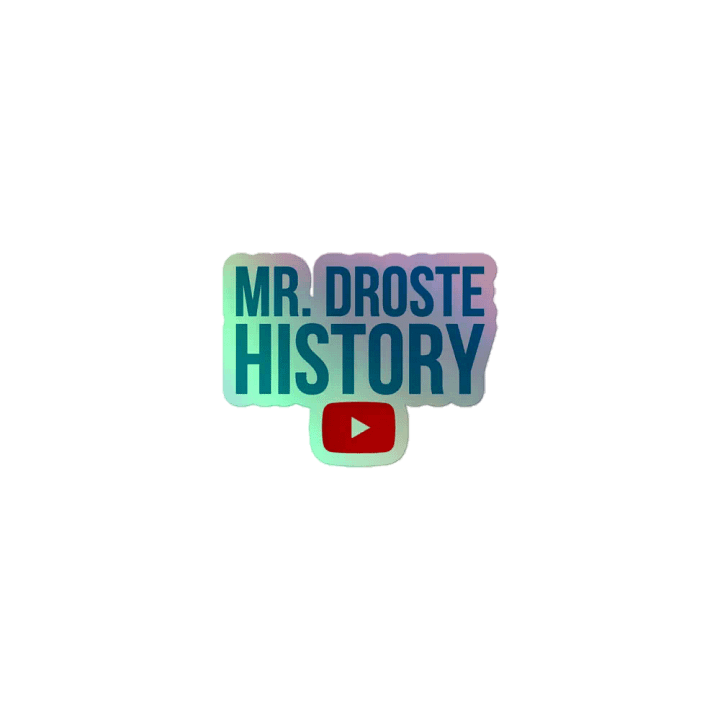 Mr. Droste History Holographic Sticker product image (1)