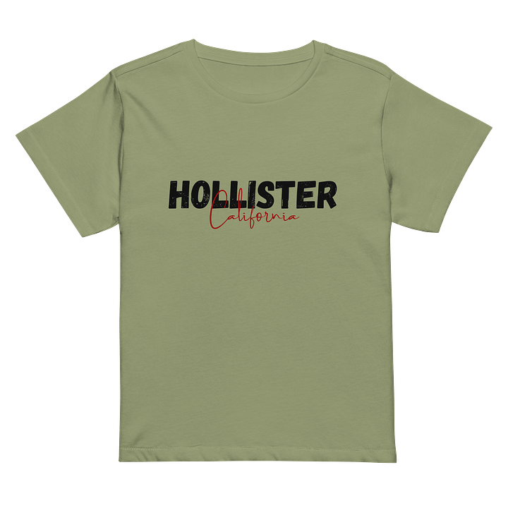 Women's High-Waisted Tee T-Shirt Hollister Lettering product image (2)
