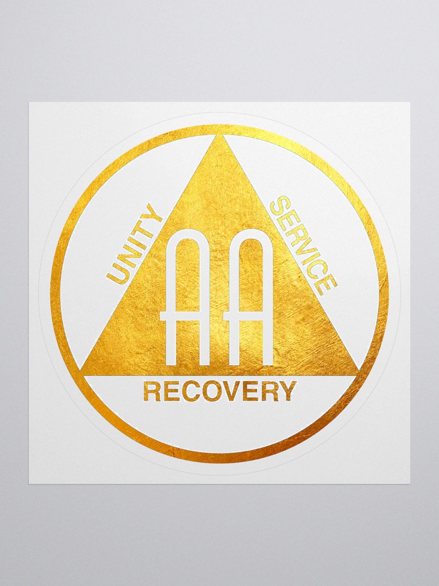 Unity Service Recovery Gold Leaf Design Sticker product image (1)