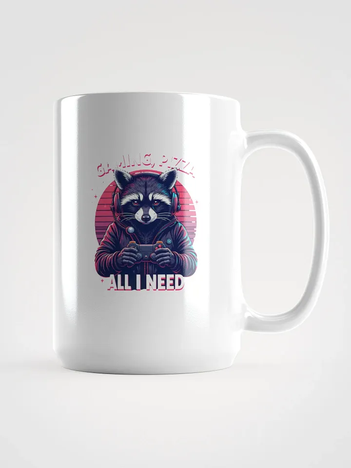 Gamer Raccoon Mug product image (1)