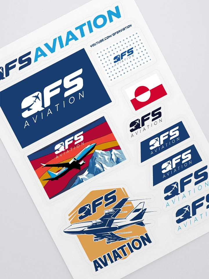 QFS Aviation Sticker Sheet product image (1)