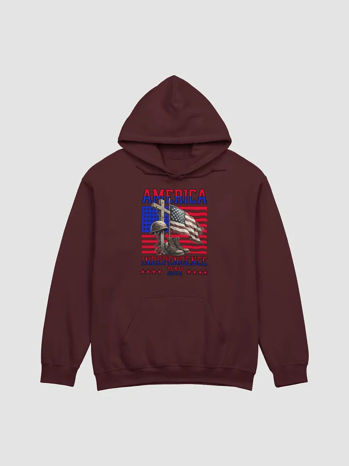 America Independence Day Patriotic Tribute Classic Hoodie product image (7)