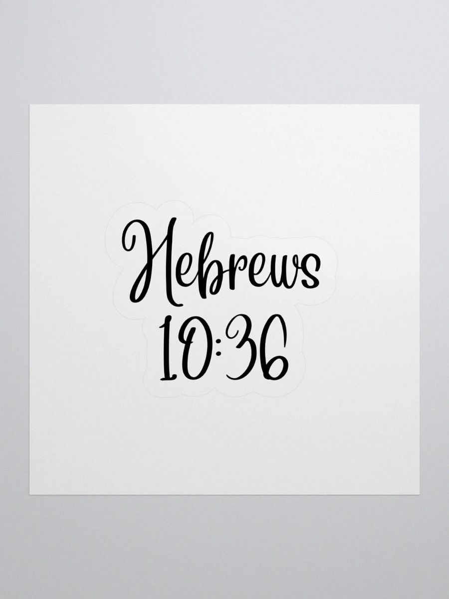 Hebrews 10:36 product image (3)