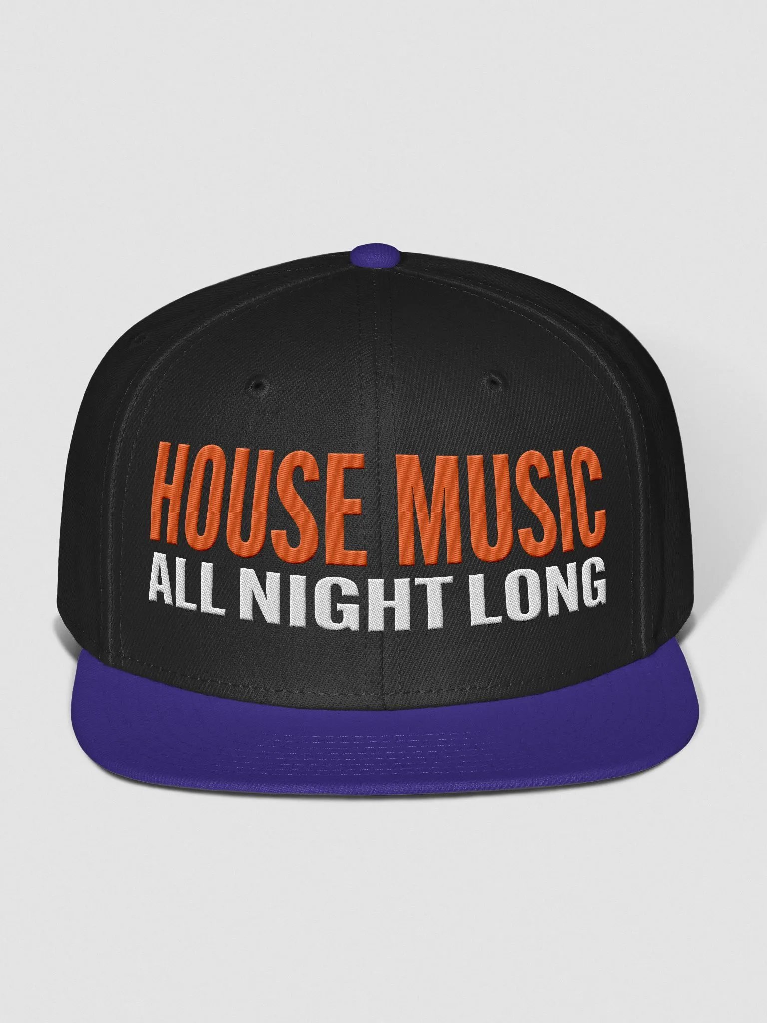 House Music All Night Long Snapback Flatbrim product image (73)