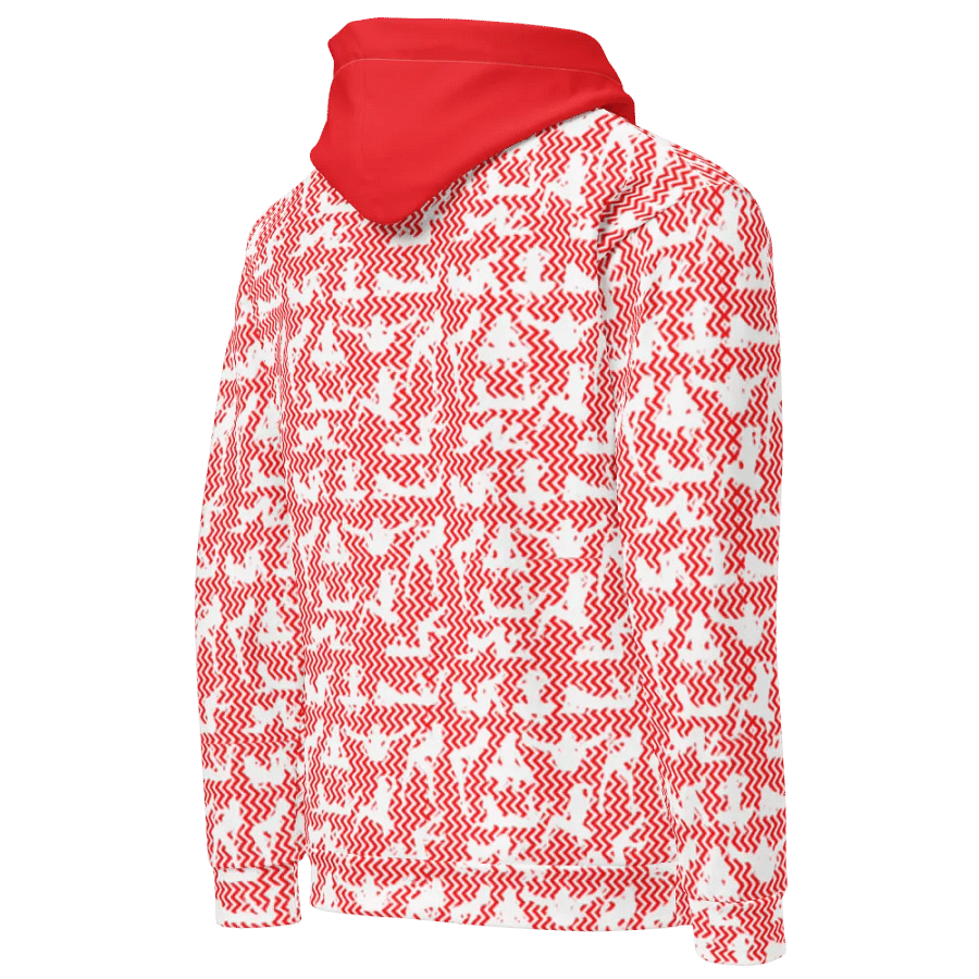 Dynamic Zig-Zag - RED | Unisex Hoodie product image (5)