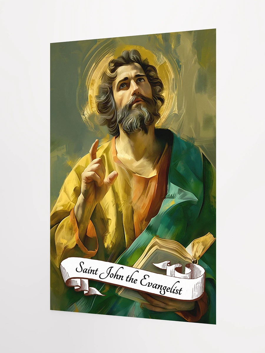 Saint John The Evangelist Patron Saint of Love, Loyalty, Friendships, Authors Matte Poster product image (5)