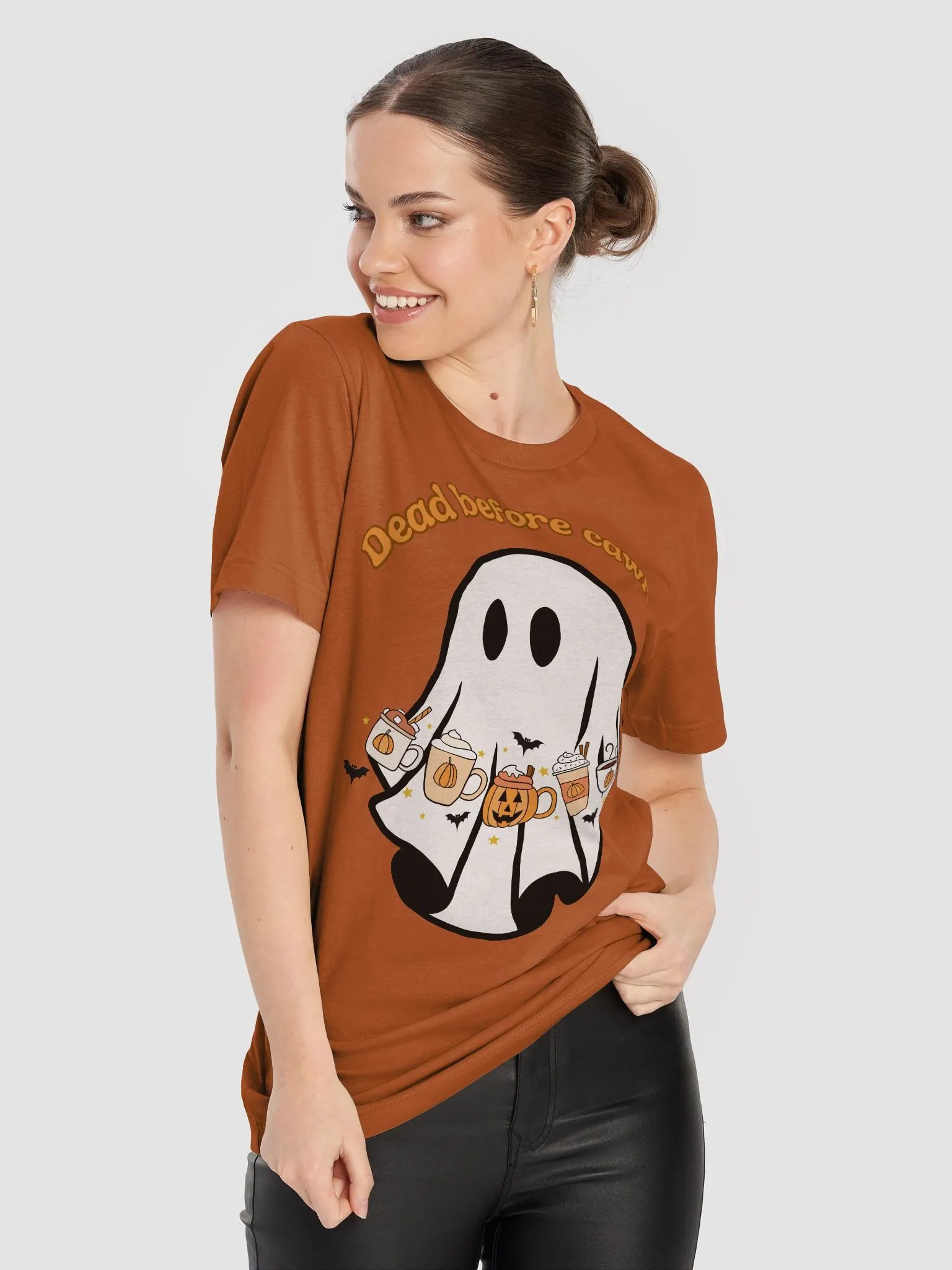 Copy of Dead Before Cawfee Bella+Canvas Supersoft T-Shirt product image (8)
