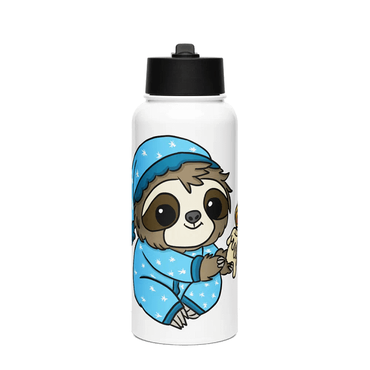 Stainless Steel Water bottle With Straw - Night product image (1)
