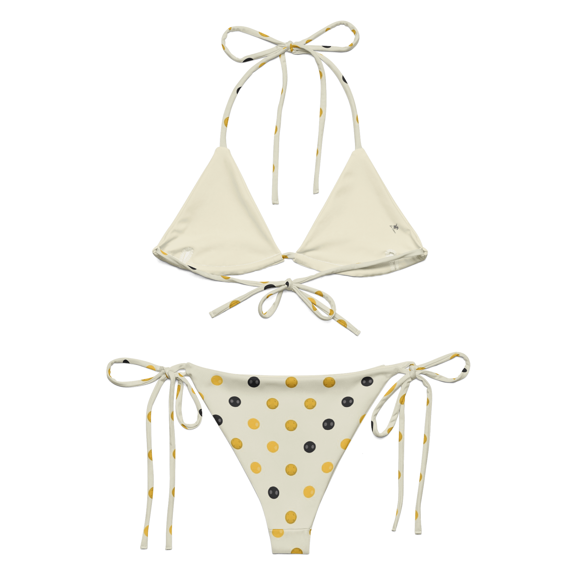 Lemon Poppyseed Crème String Bikini product image (6)
