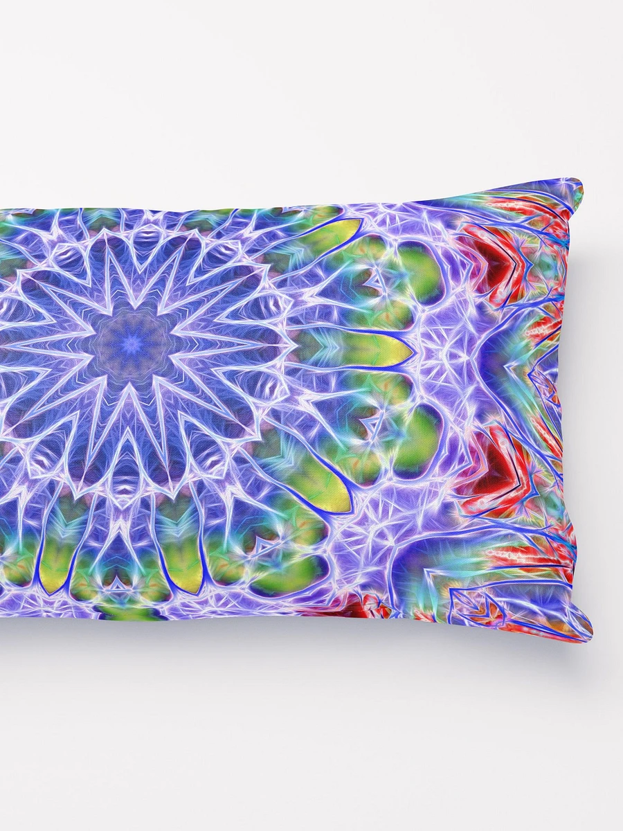 Blue Red Kaleidoscope Throw Pillow product image (4)