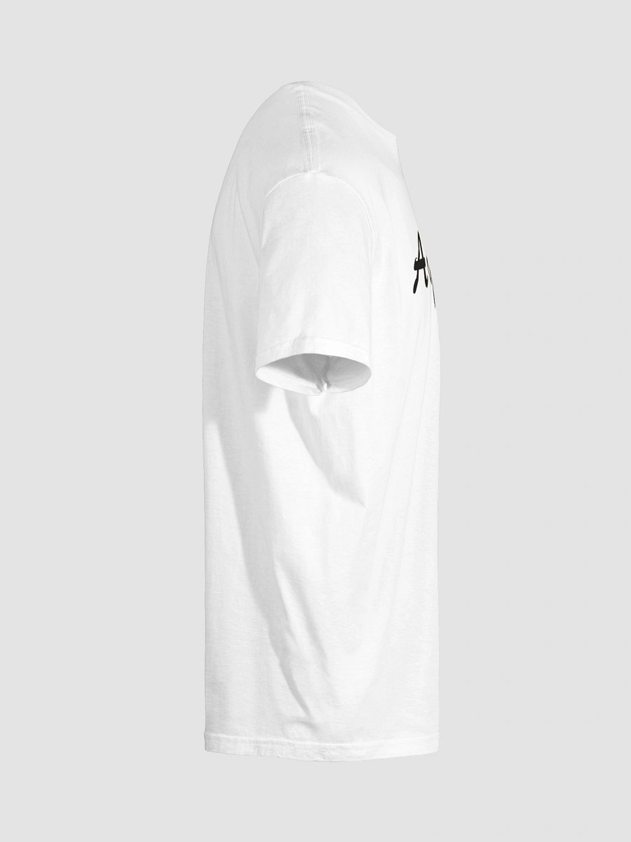'Again!' Printed Emblem Unisex T-Shirt (White) product image (10)