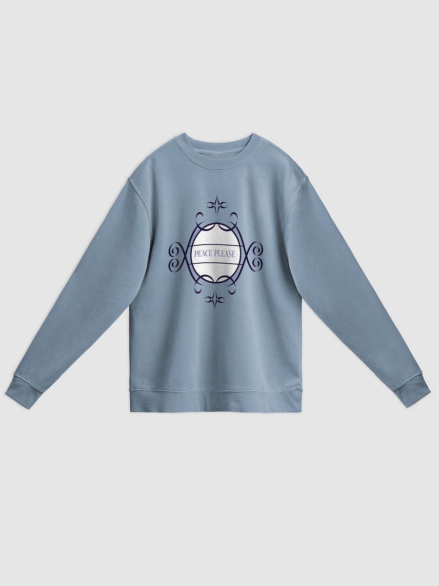 peace please, Pigment Dyed Crew Sweatshirt product image (1)
