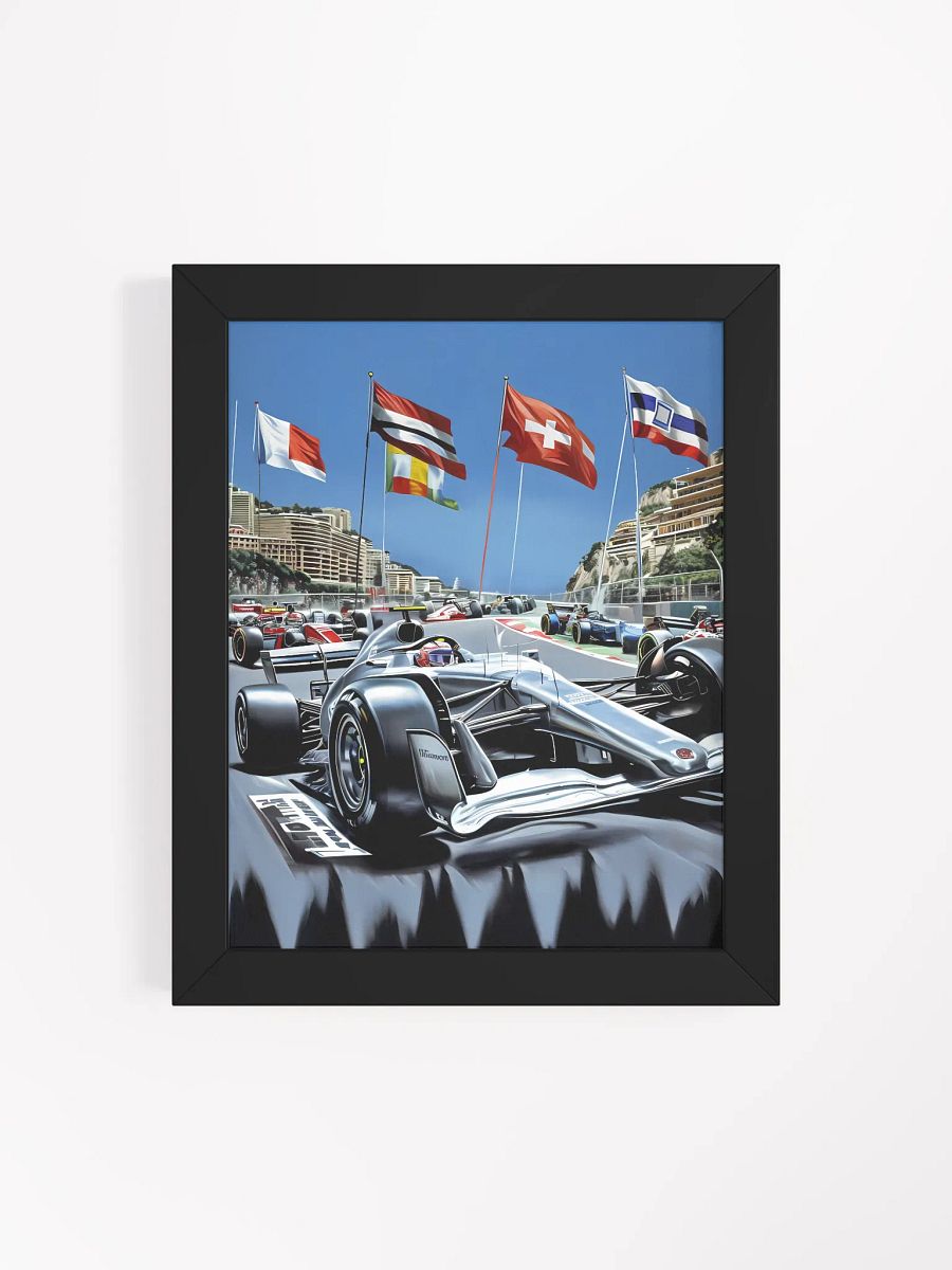 Formula 1 Street Circuit Framed Poster product image (5)