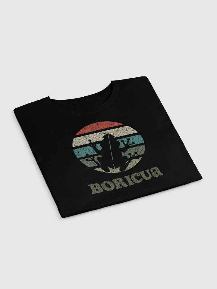 Coquí Boricua Retro Crop Top product image (2)