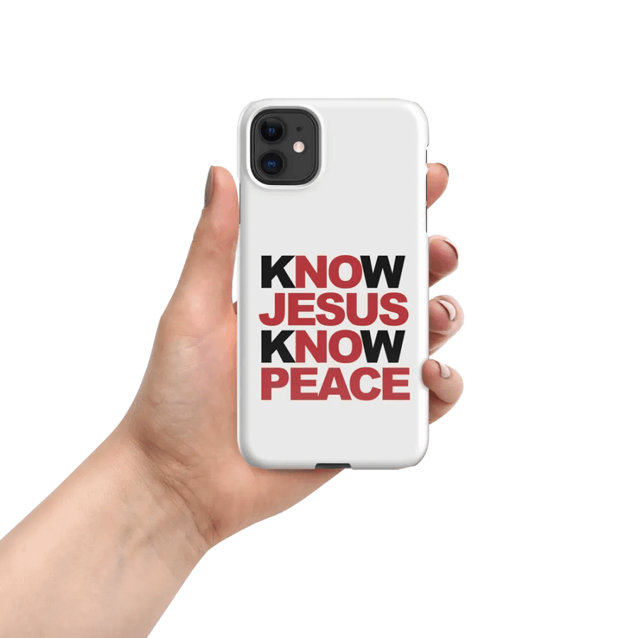 'KNOW JESUS' Phone cover product image (25)