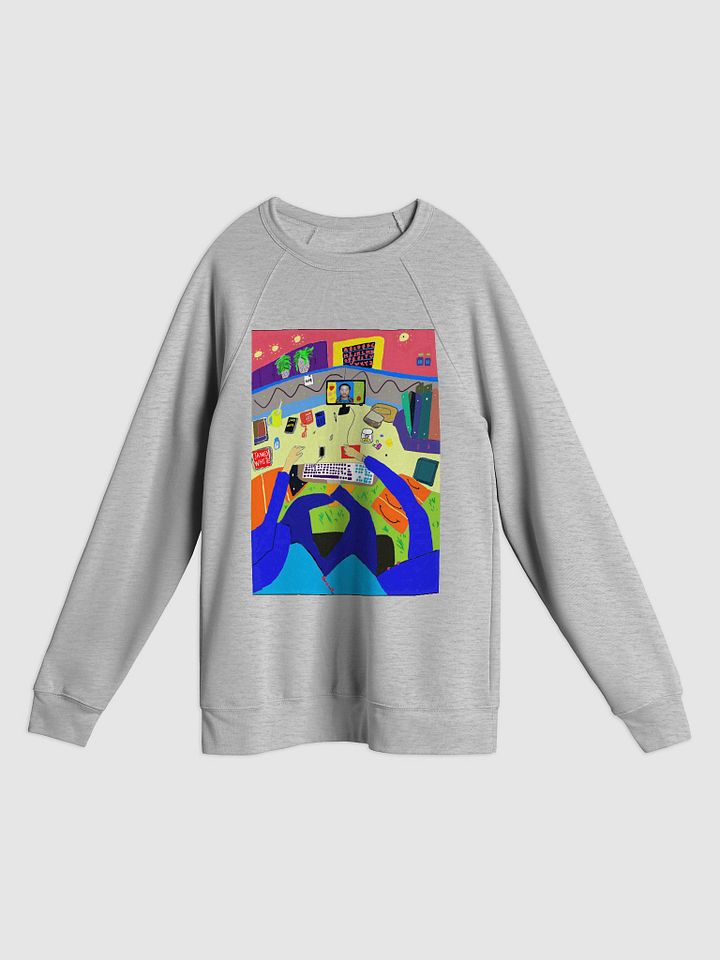Bella+Canvas Unisex Sponge Fleece Raglan Sweatshirt: office product image (1)