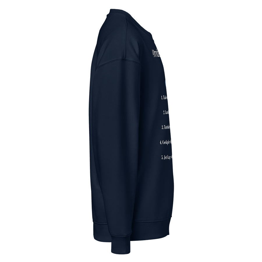 In-Flight Etiquette Unisex Sweatshirt product image (4)