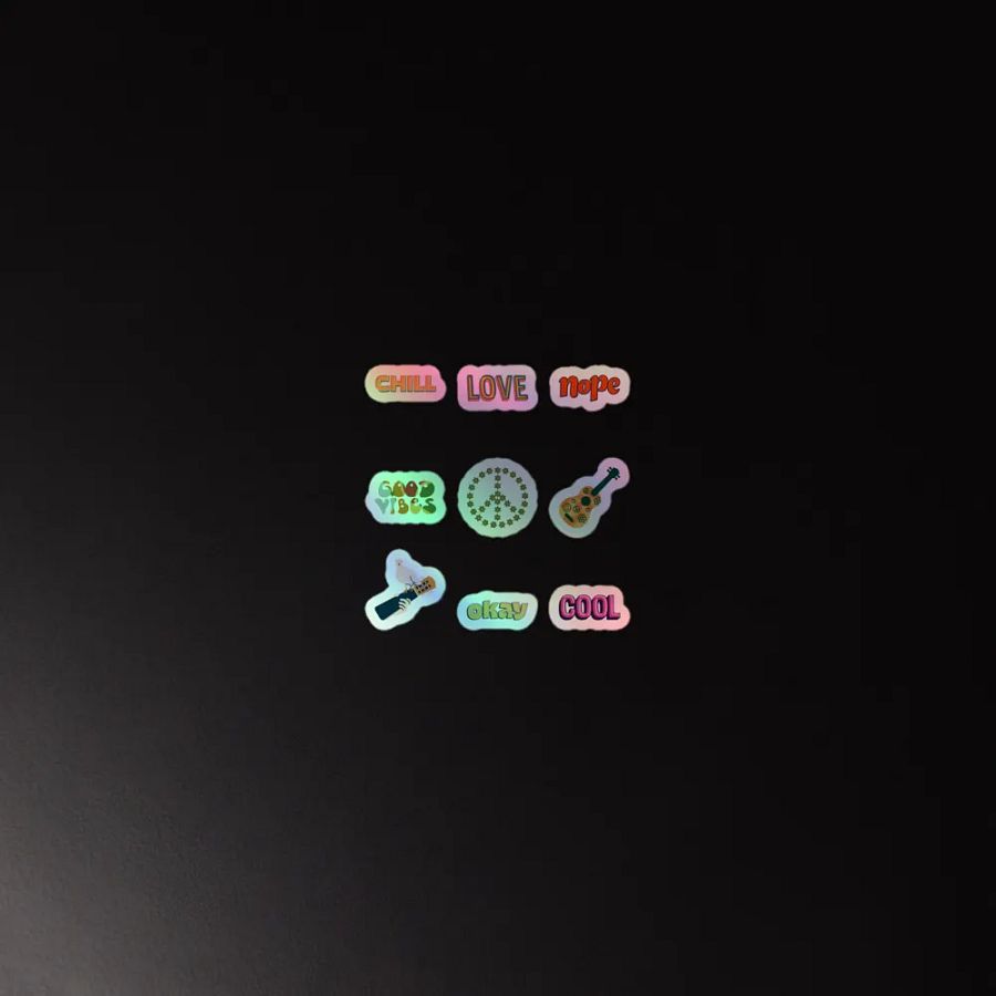 Retro Vibes Holographic Sticker Pack product image (7)