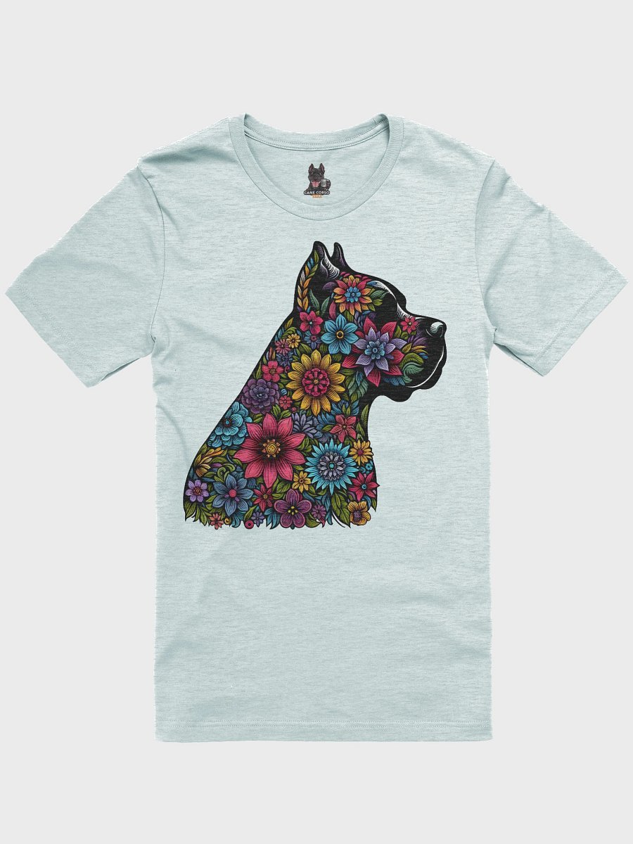 Vibrant Floral Cane Corso T-Shirt Design product image (4)
