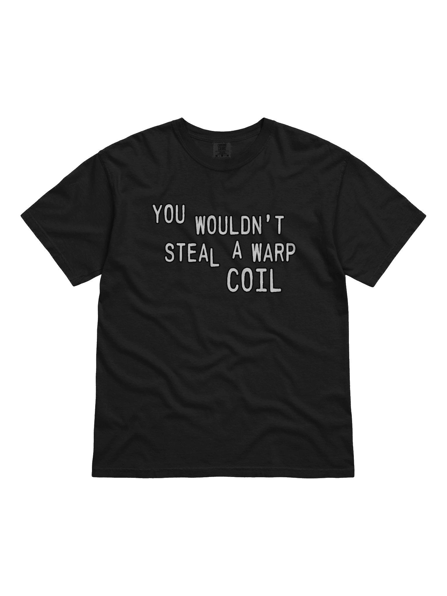 TrekCulture: You Wouldn't Steal A Warp Coil - T-shirt product image (1)