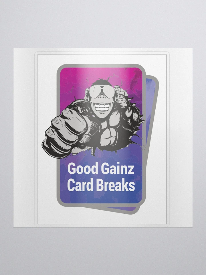 Good Gainz Card Breaks Logo Sticker product image (1)