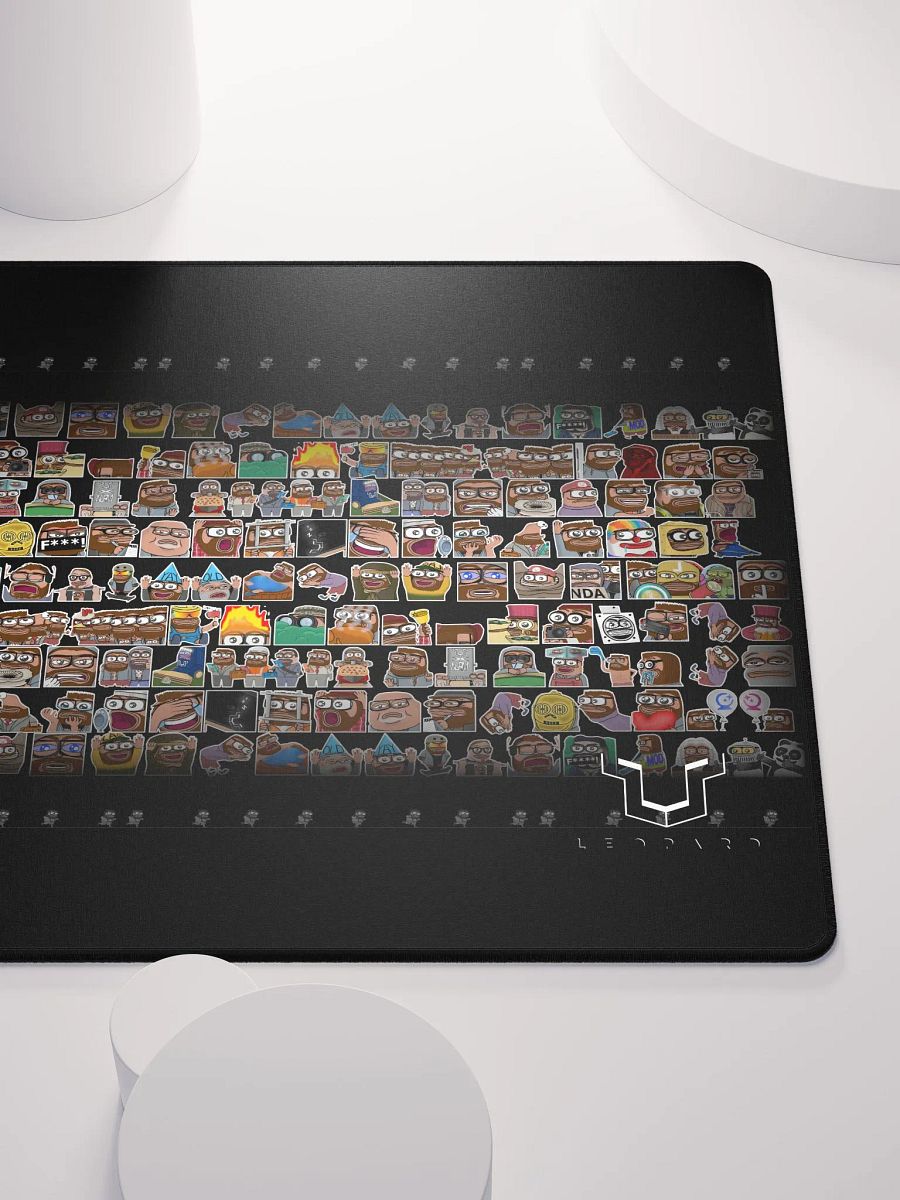 An emote collage mousepad 18x16 and 36x18 WOW product image (9)