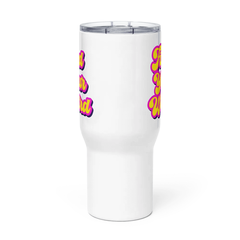 "Find Your Weird" Stainless Steel Travel Mug product image (3)