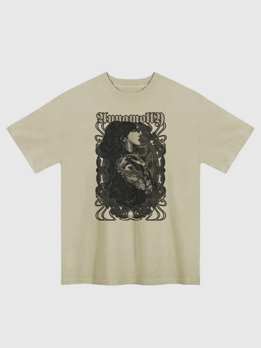 Annamolly Art Nouveau Tattoo T-Shirt – Intricate Gothic Floral Design product image (7)