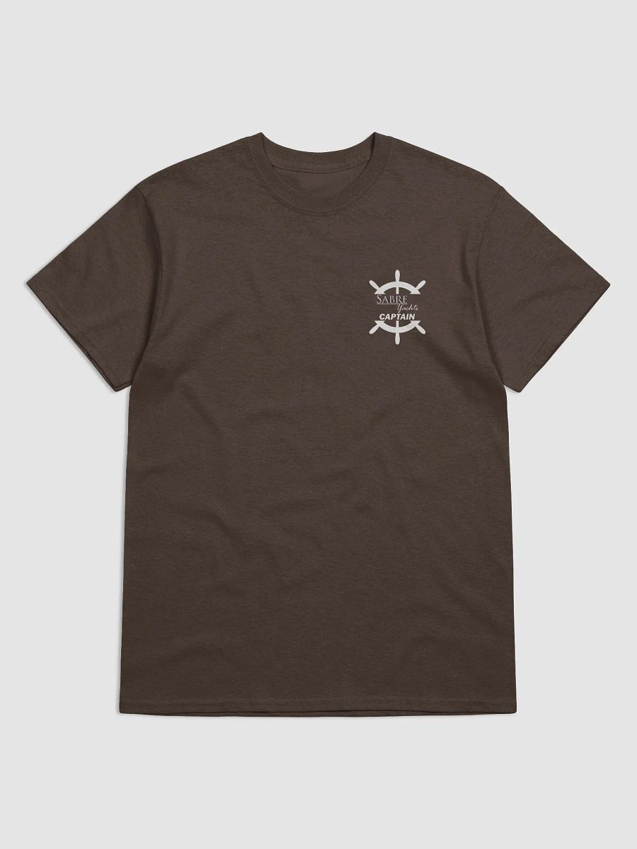 Sabre Yachts Captain - T-Shirt - Dark Shirt w/White Logo product image (3)