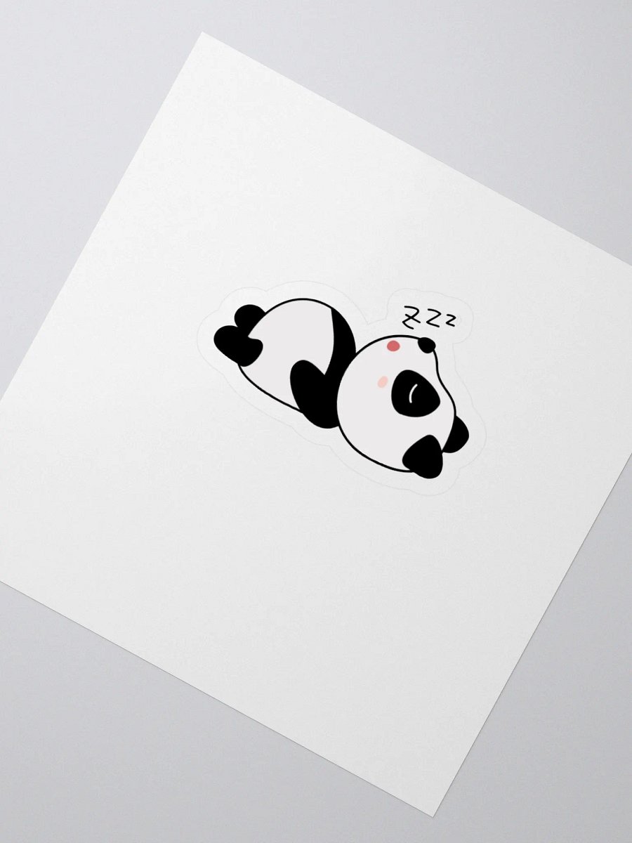 sleepy panda sticker product image (2)